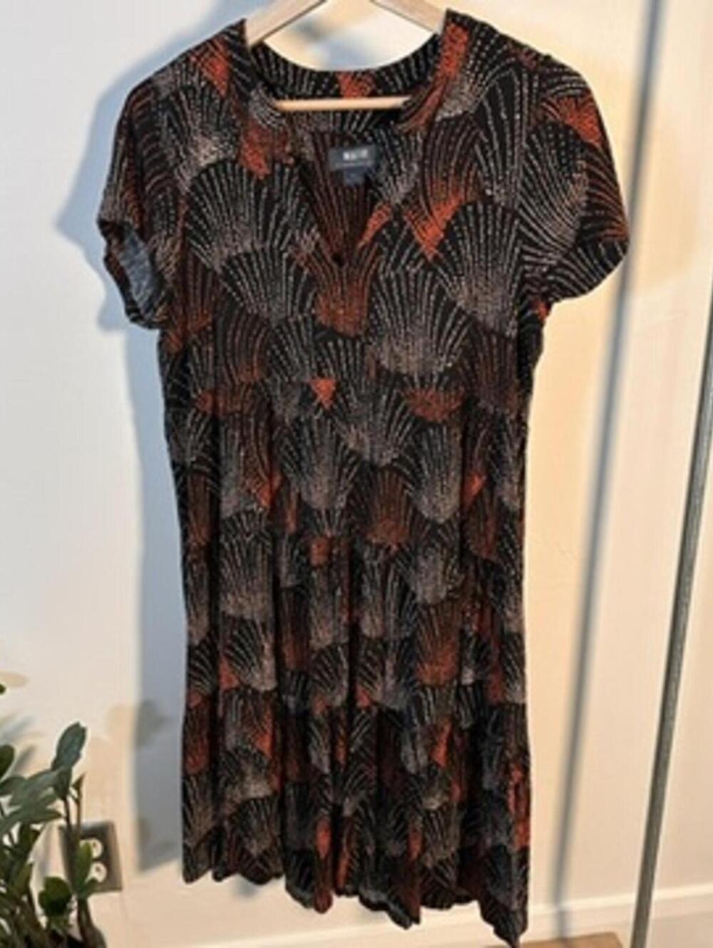 Maeve Harper Tunic Dress Size S Tiered - Picture 2 of 9